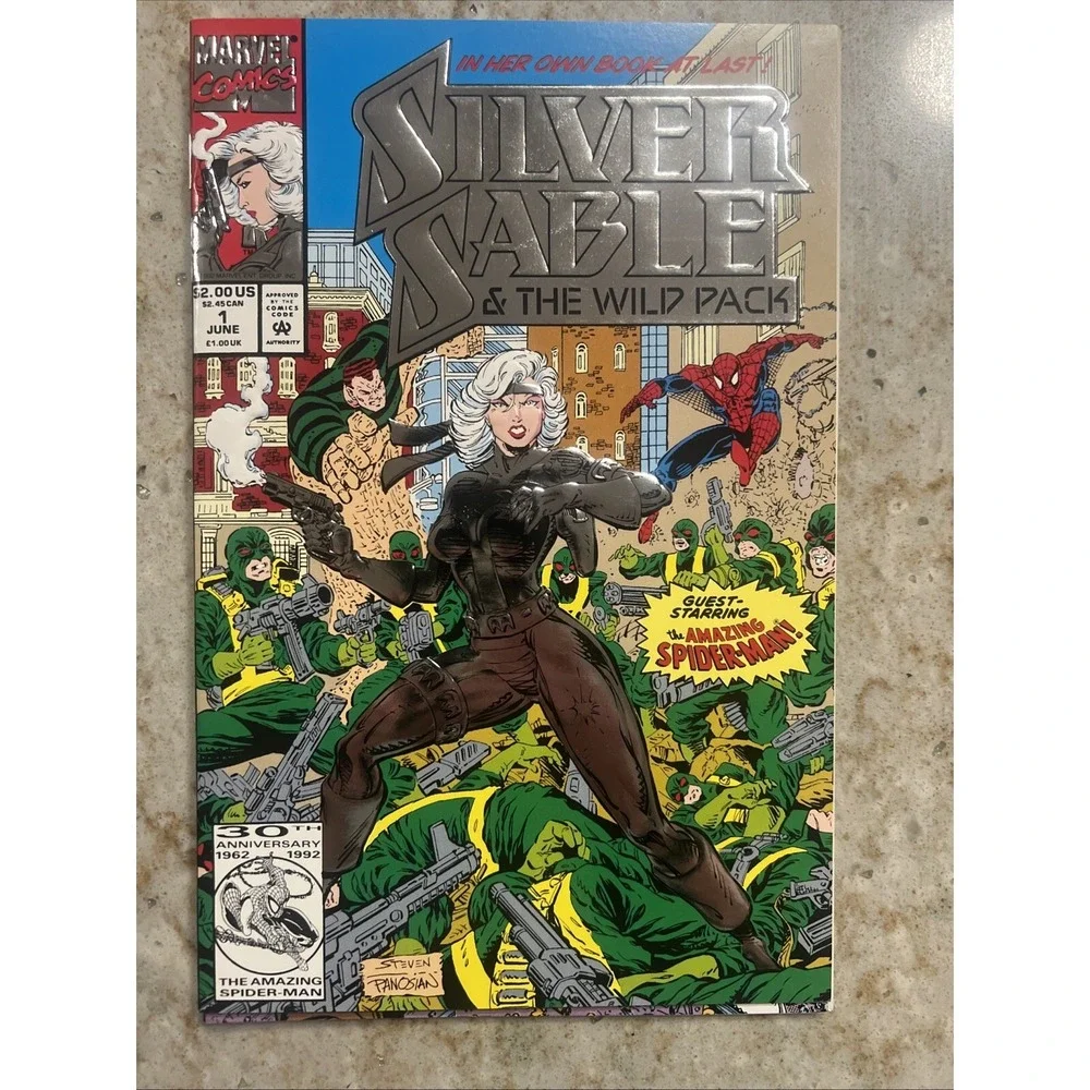 Silver Sable and the Wild Pack (Marvel, 1992) ISSUES #1, 2, 3, 4. 3 Copies Of #1